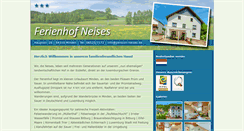 Desktop Screenshot of pension-neises.de